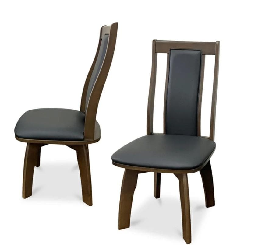 MBR DC HOK 2脚 回転式ダイニングチェア ブラウン - メルカリ