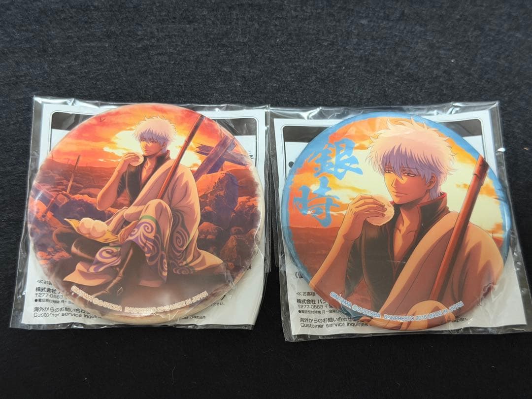 銀魂 ～茜色に染まる侍～ 缶バッジ 銀時 - メルカリ