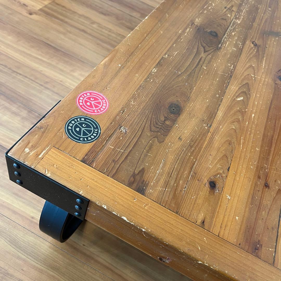 ローテーブル　センターテーブル　アメリカン　タイヤ　ウッド　※ほぼ送料代です！