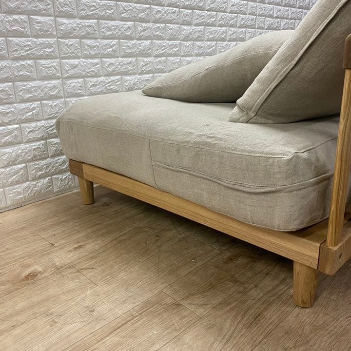 Re:ceno リセノ AGRA アグラ ソファ 3人掛けソファ アッシュ材 - メルカリ