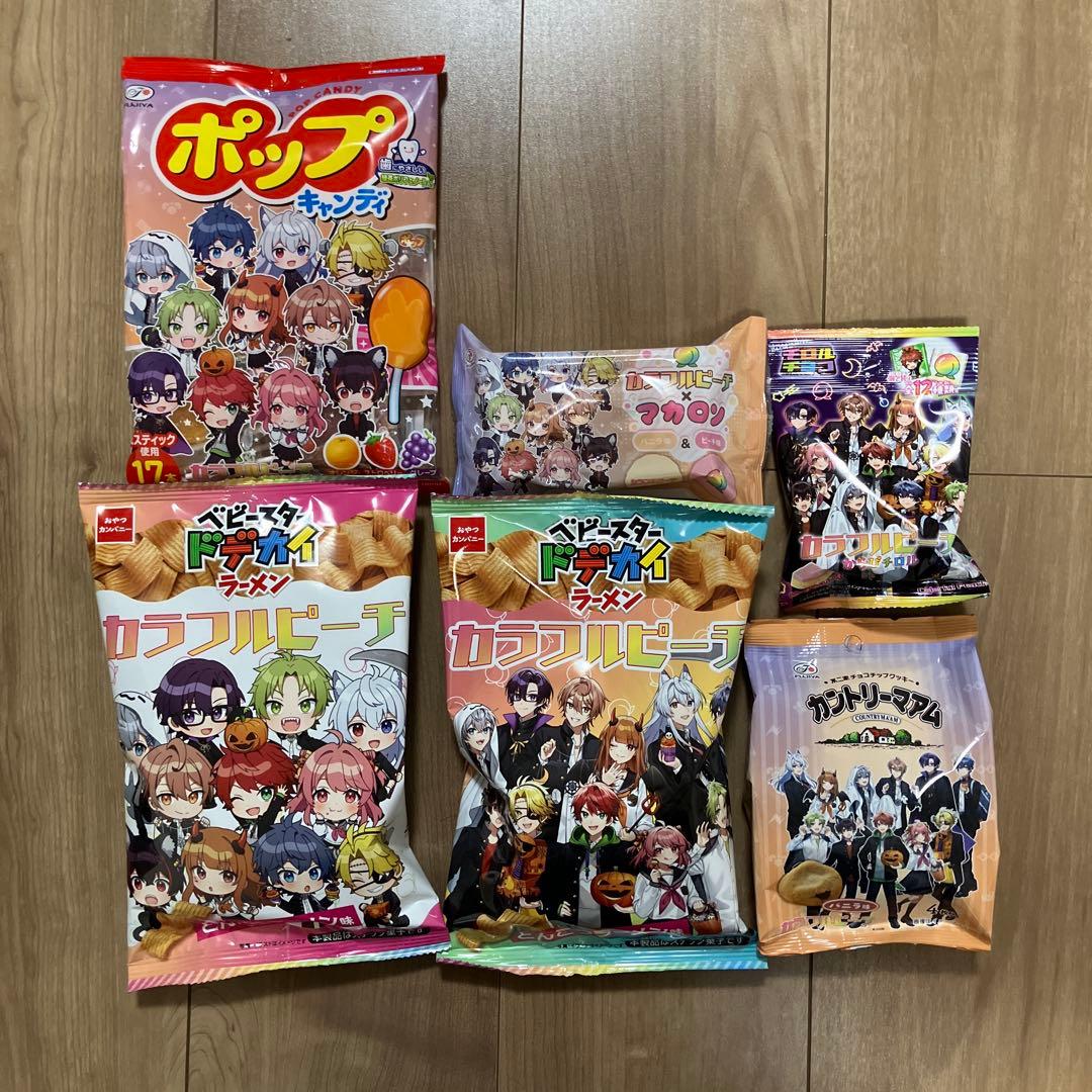 セブンイレブン限定 カラフルピーチ お菓子 6点 まとめ売り - メルカリ