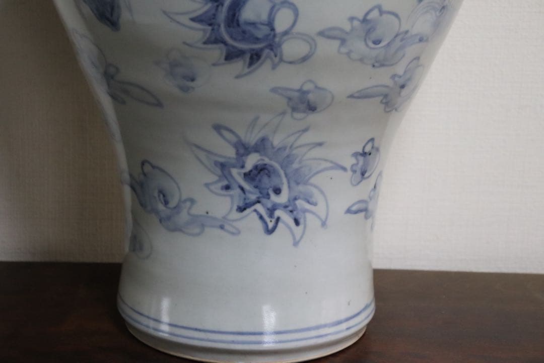 朝鮮 染付 龍紋大瓶 辺山 李朝龍紋大瓶うつし 送料込み250713 - メルカリ