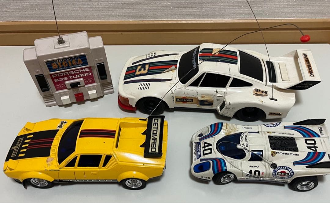 【当時物】昭和レトロ ラジコン・ミニカー まとめ売り ポルシェ/カウンタック