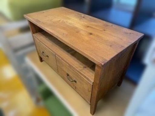 【天然木パイン材】カントリー調テレビ台 幅73cm　木のぬくもりを感じる一台