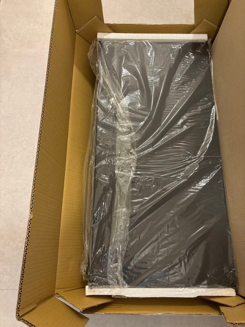 専用 無印スチールユニットシェルフ　スチール棚 ワイド大 特注ダークグレー×2台