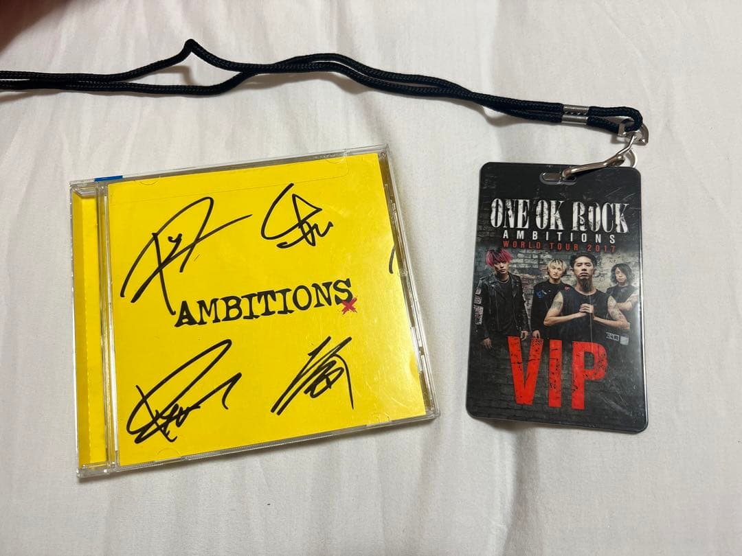 ONE OK ROCK ワンオクロック サイン入りCD AAA VIPパス