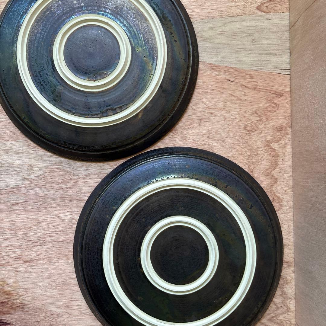 宮下翔太 器 大皿 プレート2枚セット/作家 作品【バラ売り可】
