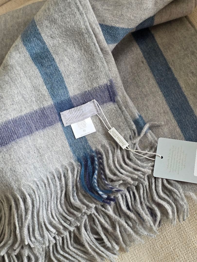 【新品未使用】ジョシュアエリス　カシミア　ブランケット　定価17万円　正規品