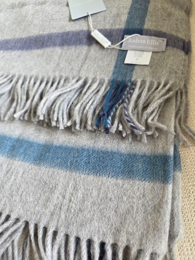 【新品未使用】ジョシュアエリス　カシミア　ブランケット　定価17万円　正規品