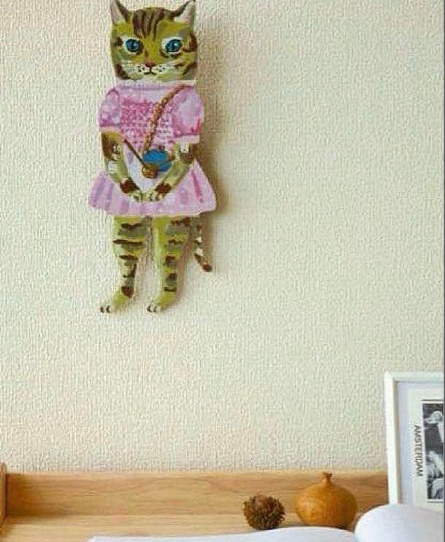 新品　ナタリーレテ　ダイカット クロック　maya　猫　ねこ　ネコ