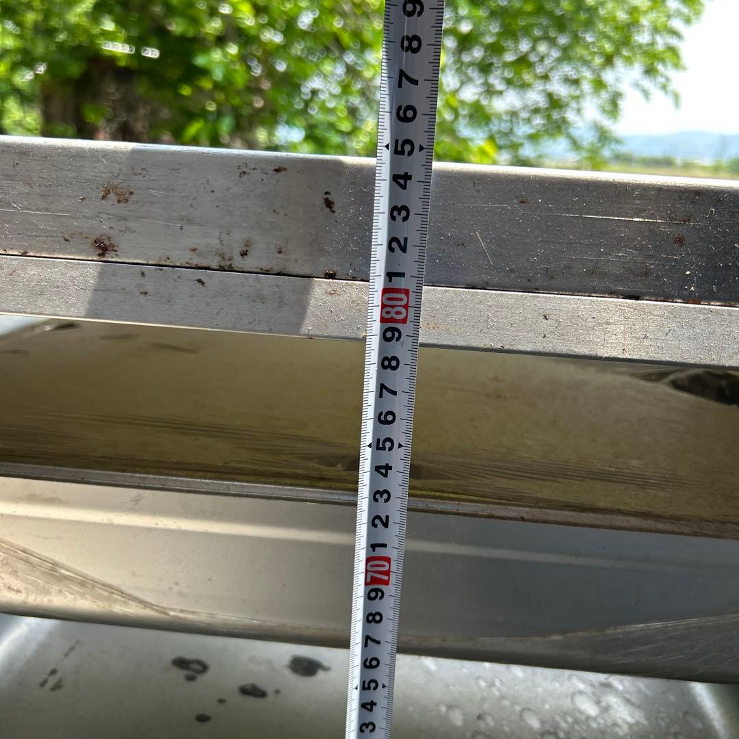 業務用　ステンレスラック　ホテルパン用　コロ付き　ホテルパンは付きません。