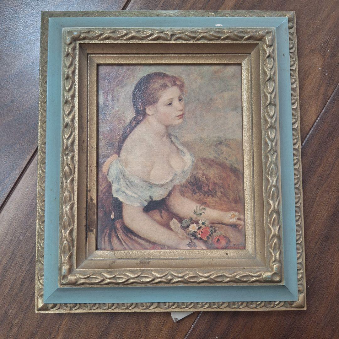 絵画 人物画 ルノワール ヒナギクを持つ少女 - メルカリ