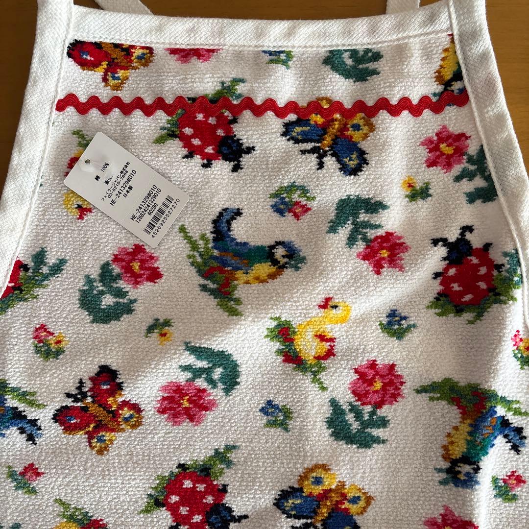 フェイラー　エプロン　ハイジ♡ホワイト