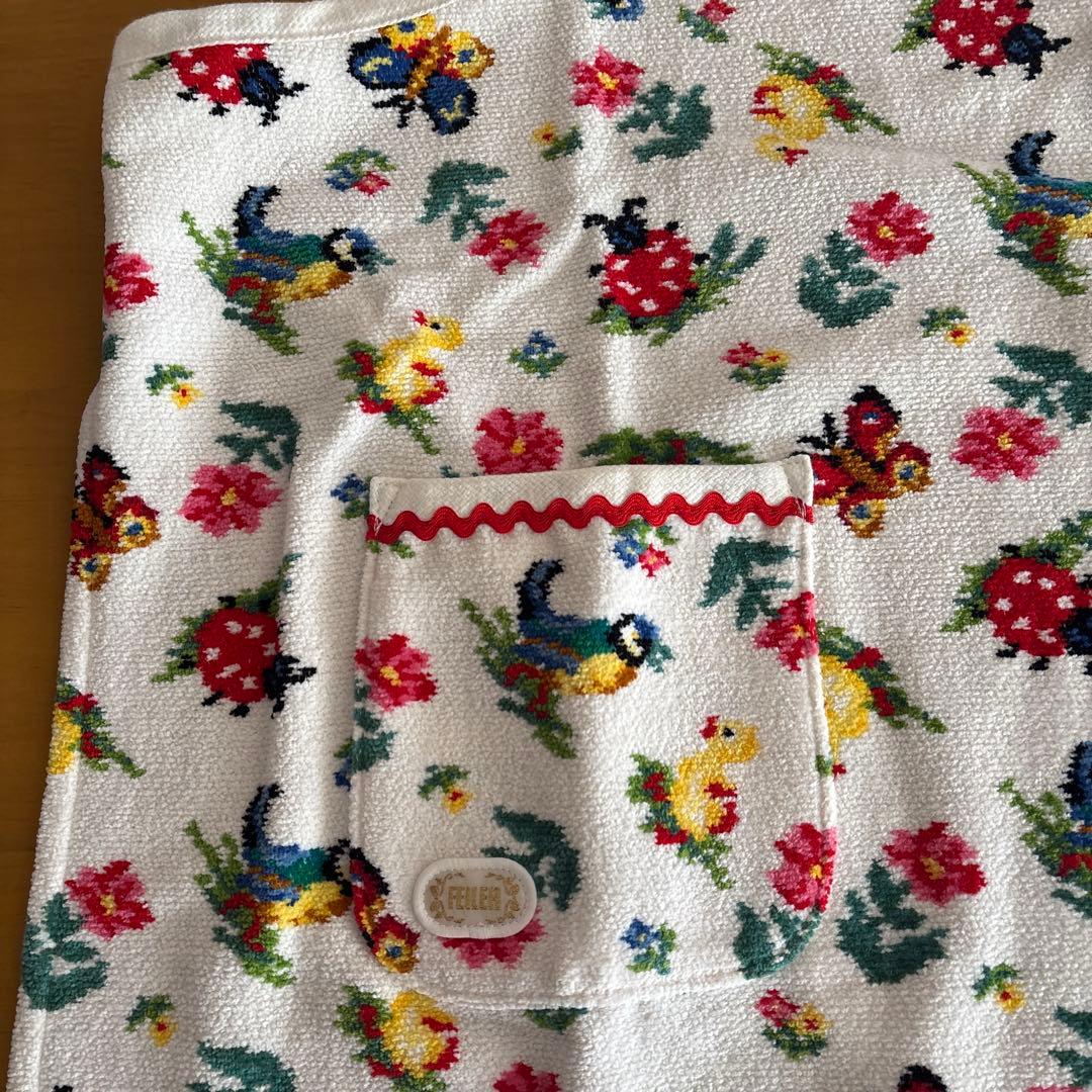 フェイラー　エプロン　ハイジ♡ホワイト