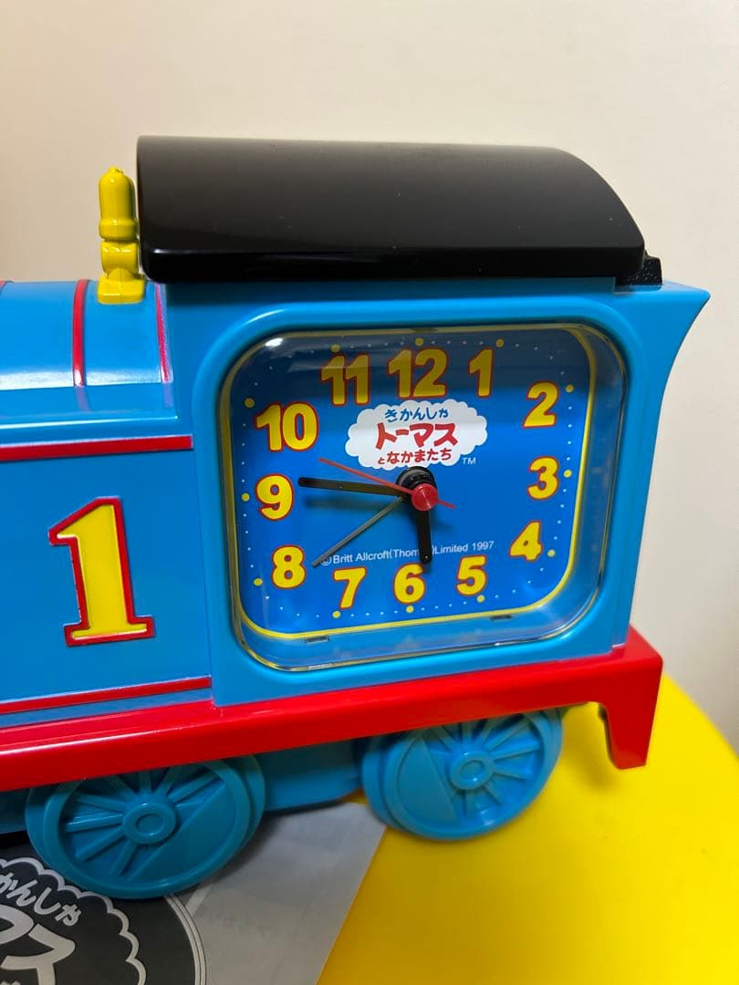 レトロ セイコー製 きかんしゃトーマスの目覚まし時計 フィギュア