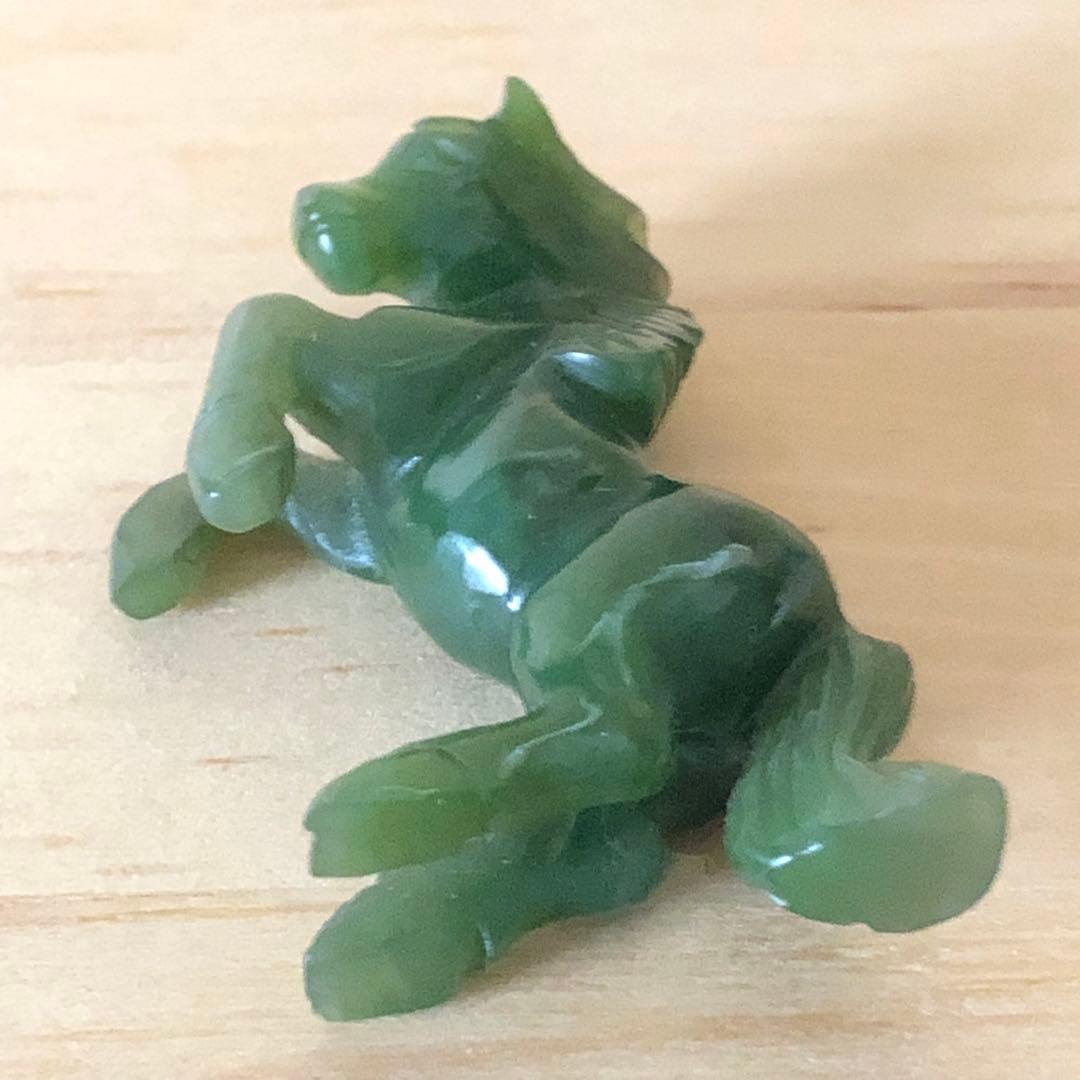 翡翠置物 馬 台湾玉石彫刻 - メルカリ