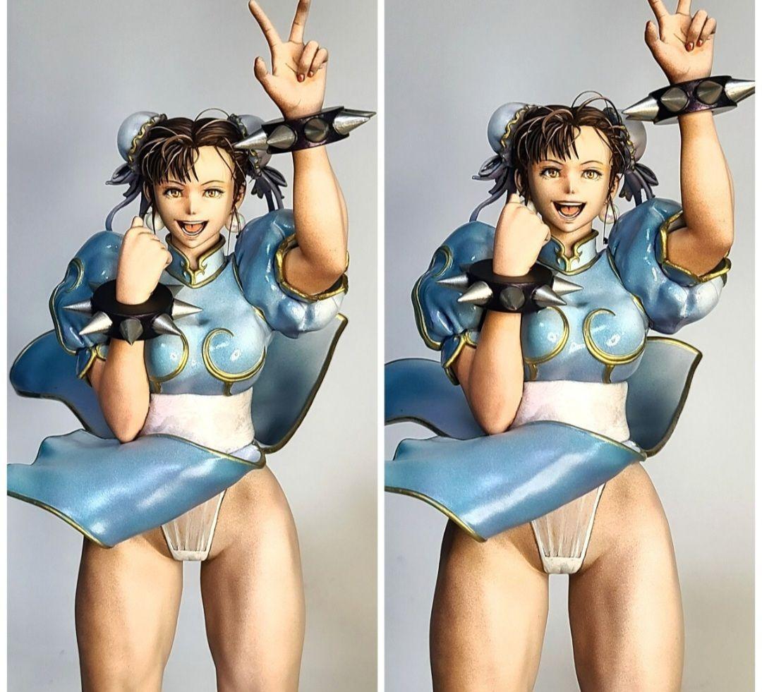 二次元 リペイント 春麗 チュンリー 顔の描き直し 頭髪追加 一番くじ A賞