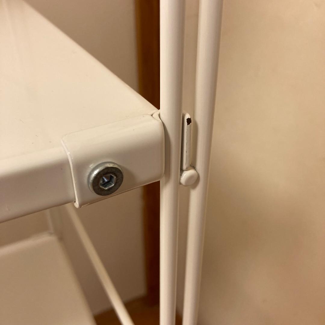 【無印良品】スチールユニットシェルフ・スチール棚セット・ワイド・中・ライトグレー