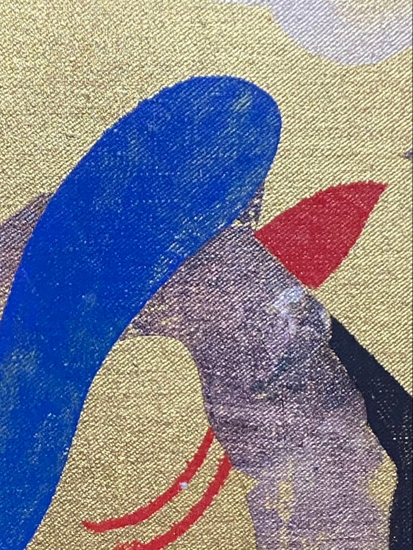 上原信義 手書京友禅 染織作家 美術名鑑掲載 大阪出身 額縁 額装 絵画