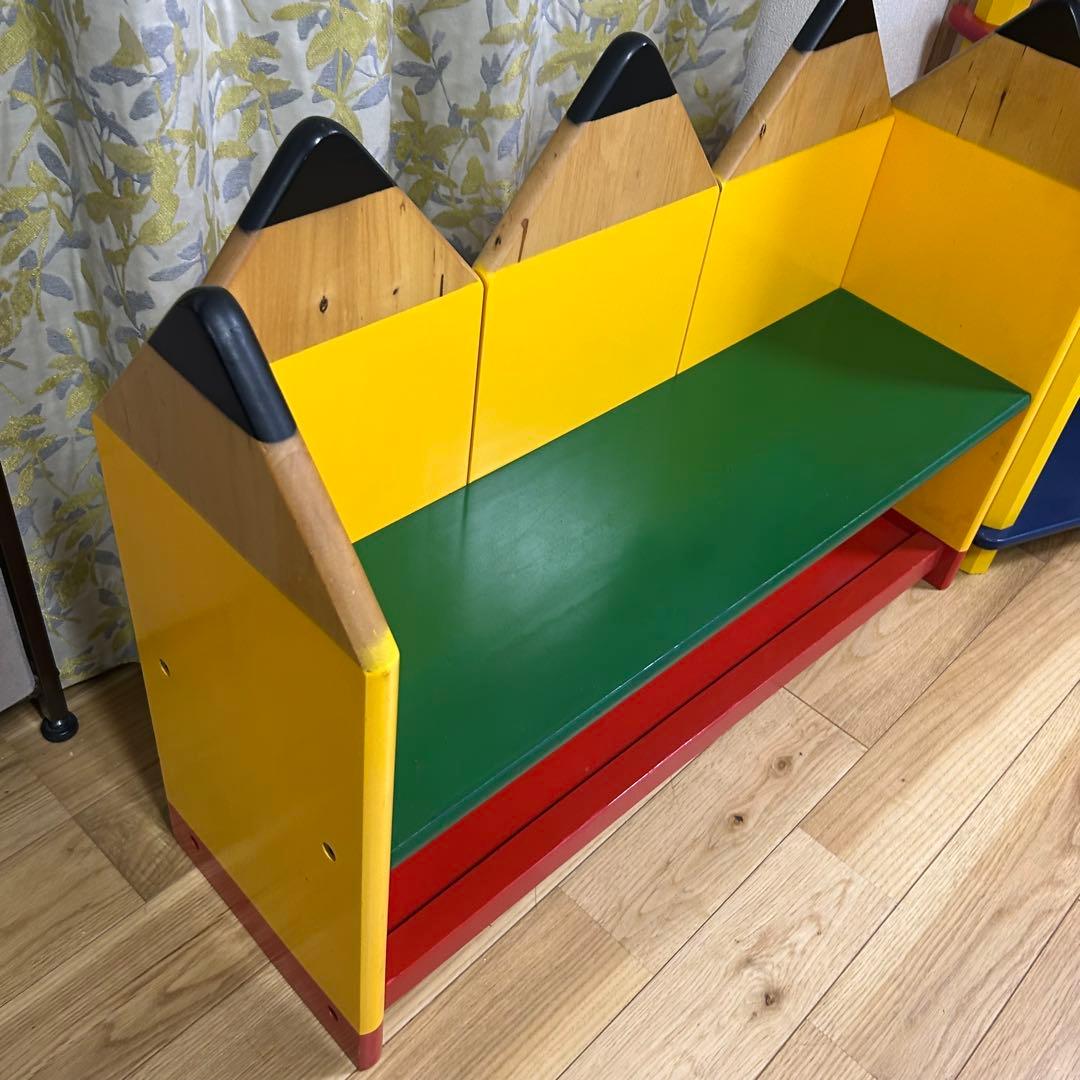 ピエール・サラ風　ペンシルシェルフ　2個セット　鉛筆　子供部屋　キッズスペース