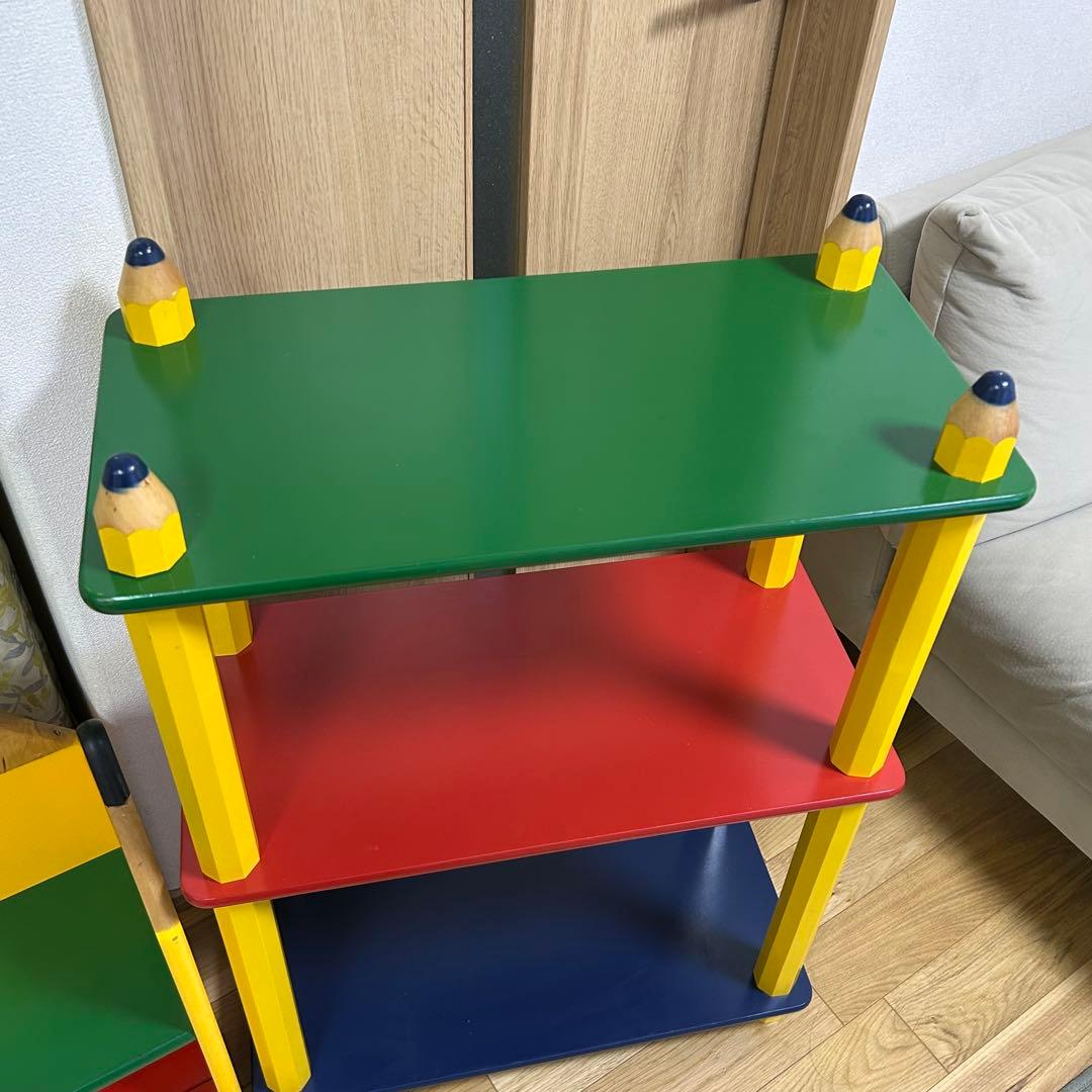 ピエール・サラ風　ペンシルシェルフ　2個セット　鉛筆　子供部屋　キッズスペース