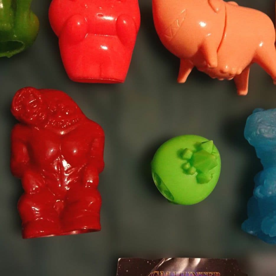 単色ミニソフビ 17体まとめ売り インディーズ 墓場の画廊 one up アート