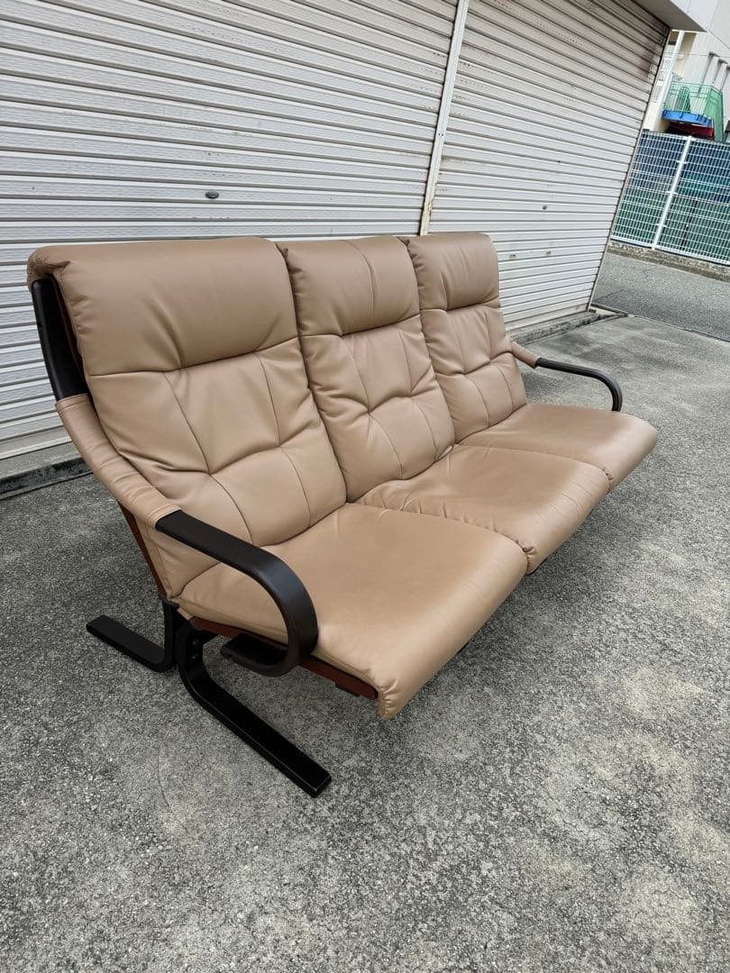 冨士ファニチア アージオ Agio セパレート北欧スタイル 3人掛けソファ