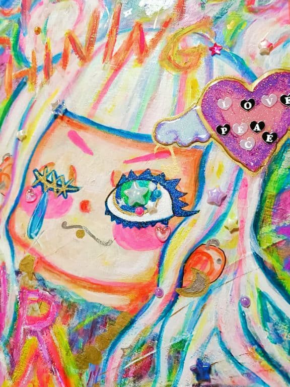 【一点物:イラストアートSALE】★GET YOUR SHINING STAR★