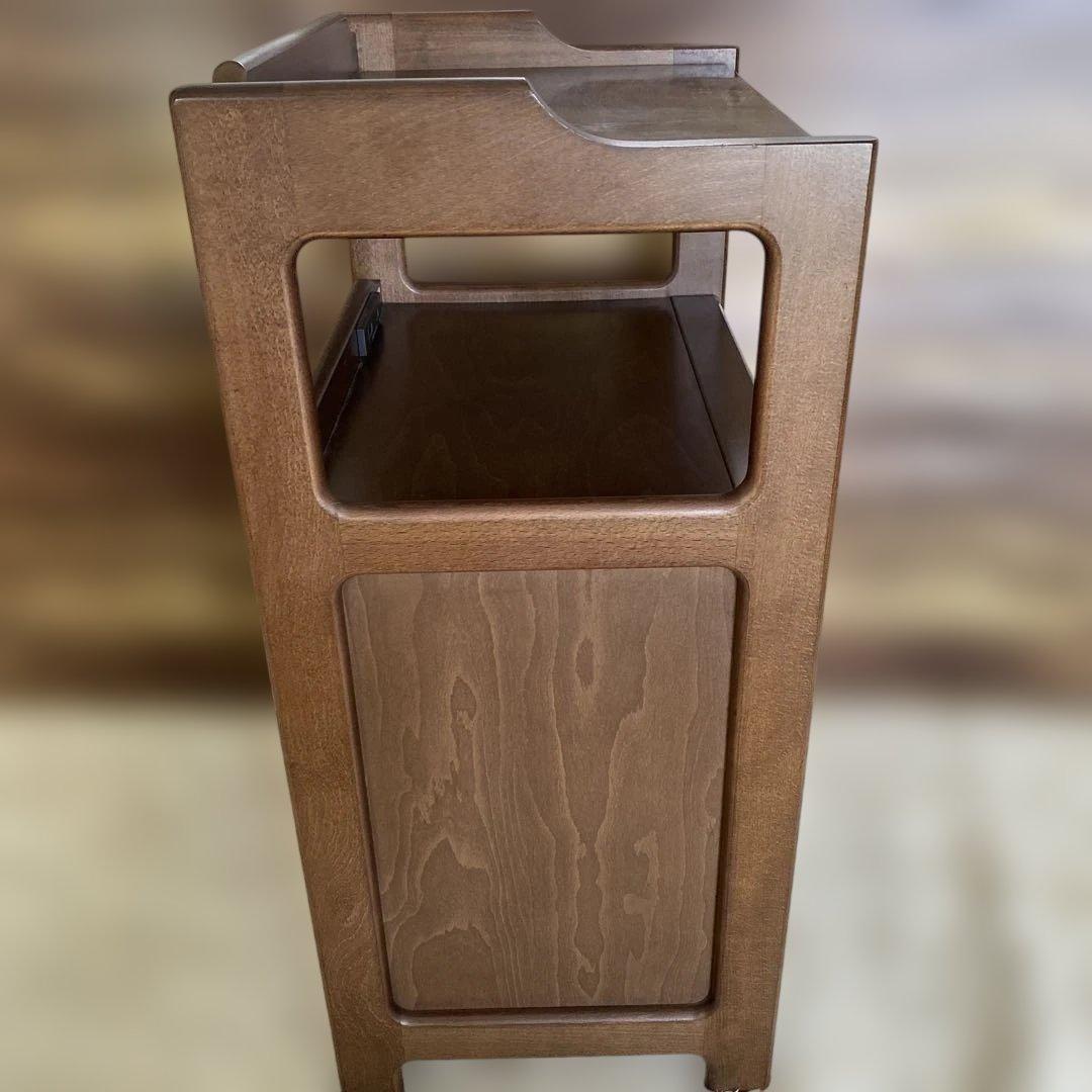 karimoku カリモク　電話台　コンセント付き　オールド