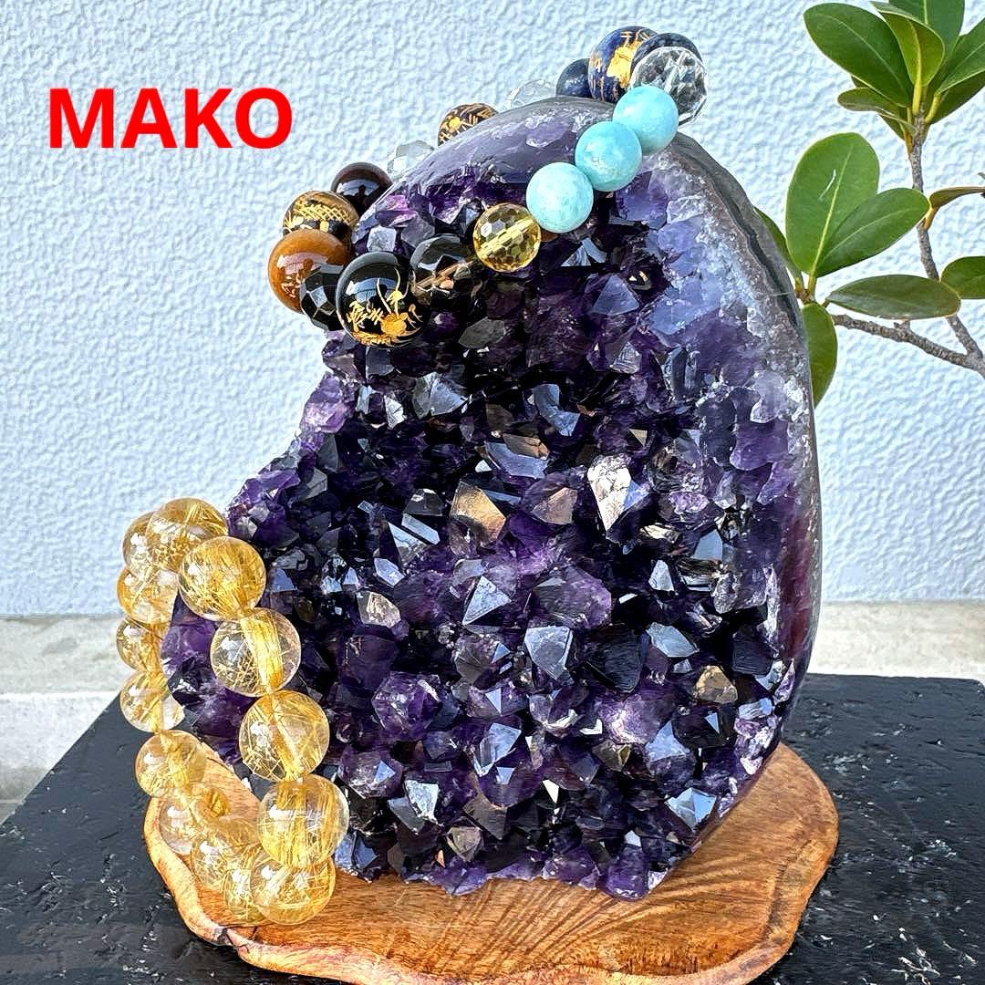 M1654☆アメジストクラスター2.0Kg☆天然石　原石☆N50406