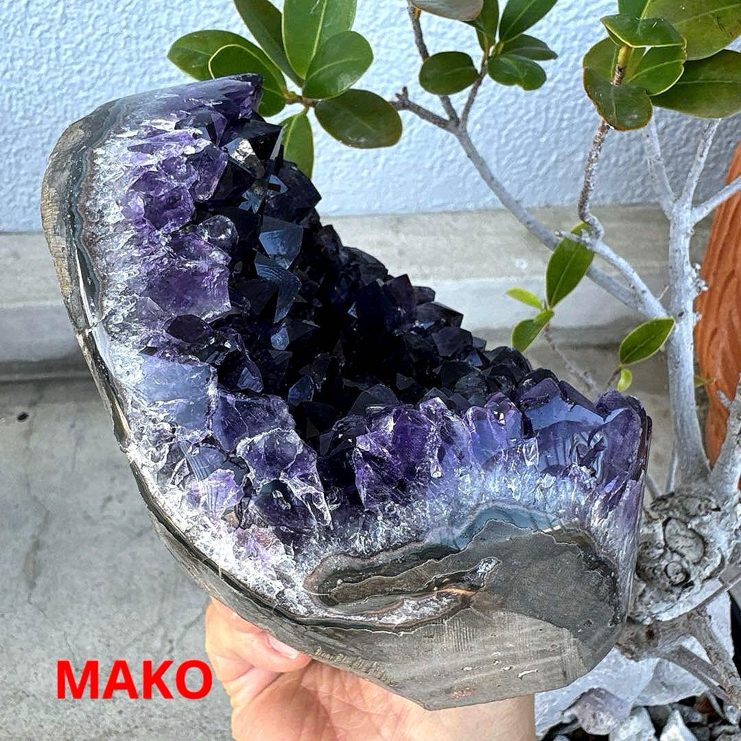 M1654☆アメジストクラスター2.0Kg☆天然石　原石☆N50406