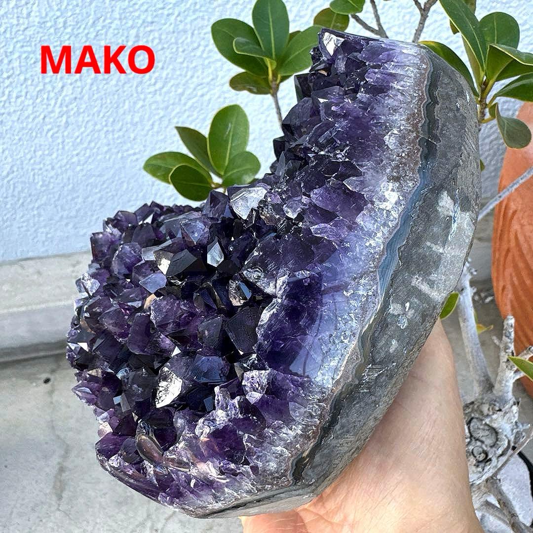 M1654☆アメジストクラスター2.0Kg☆天然石　原石☆N50406