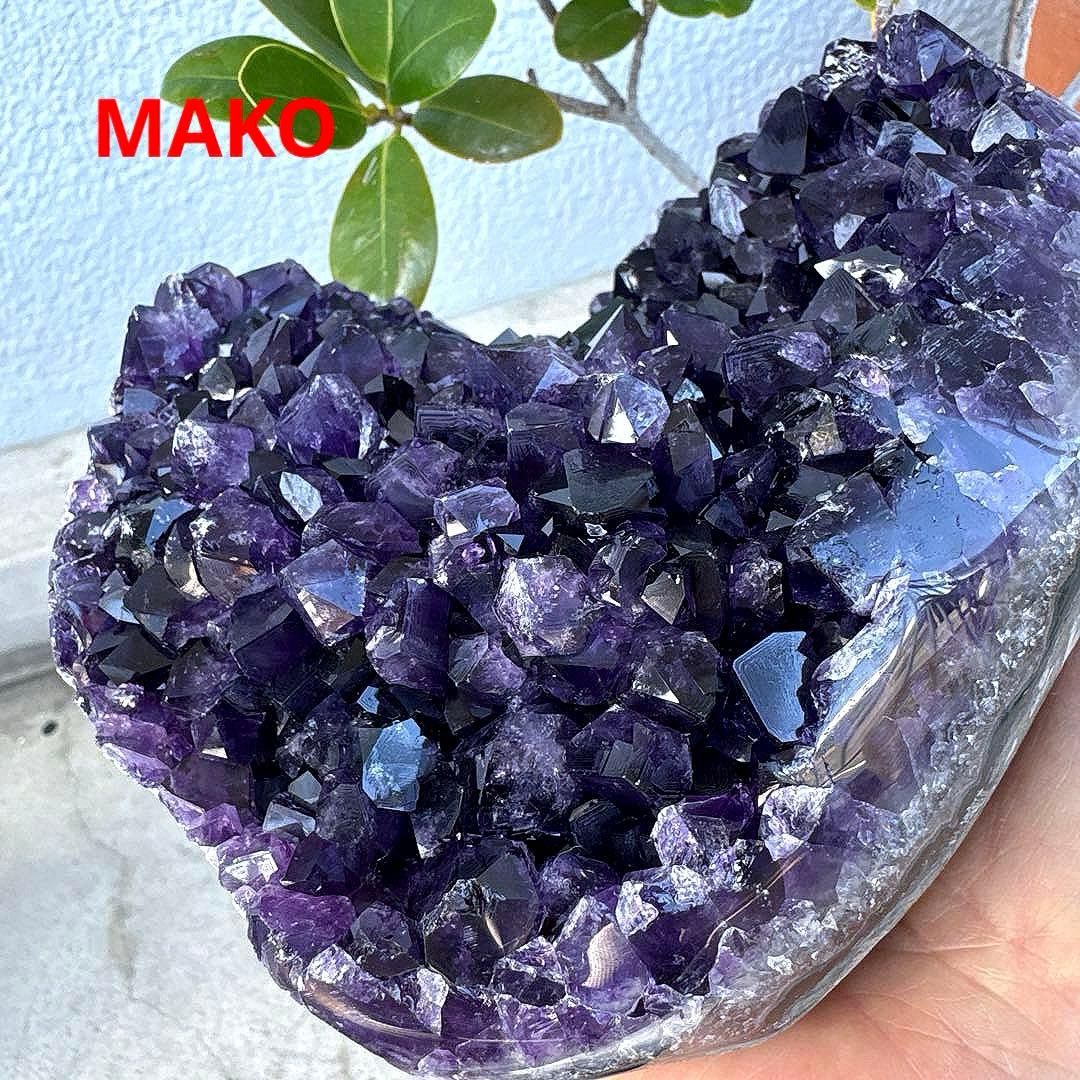 M1654☆アメジストクラスター2.0Kg☆天然石　原石☆N50406