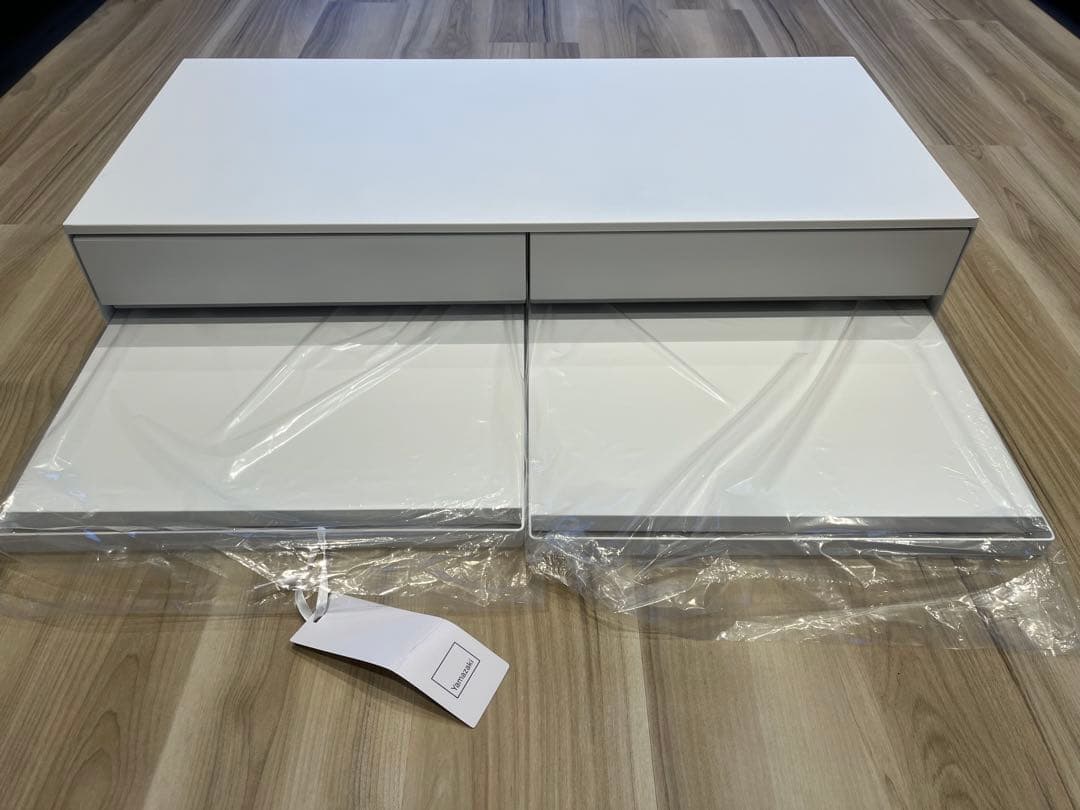 【お買得♪】Yamazaki 収納ボックス ホワイト 幅80cm