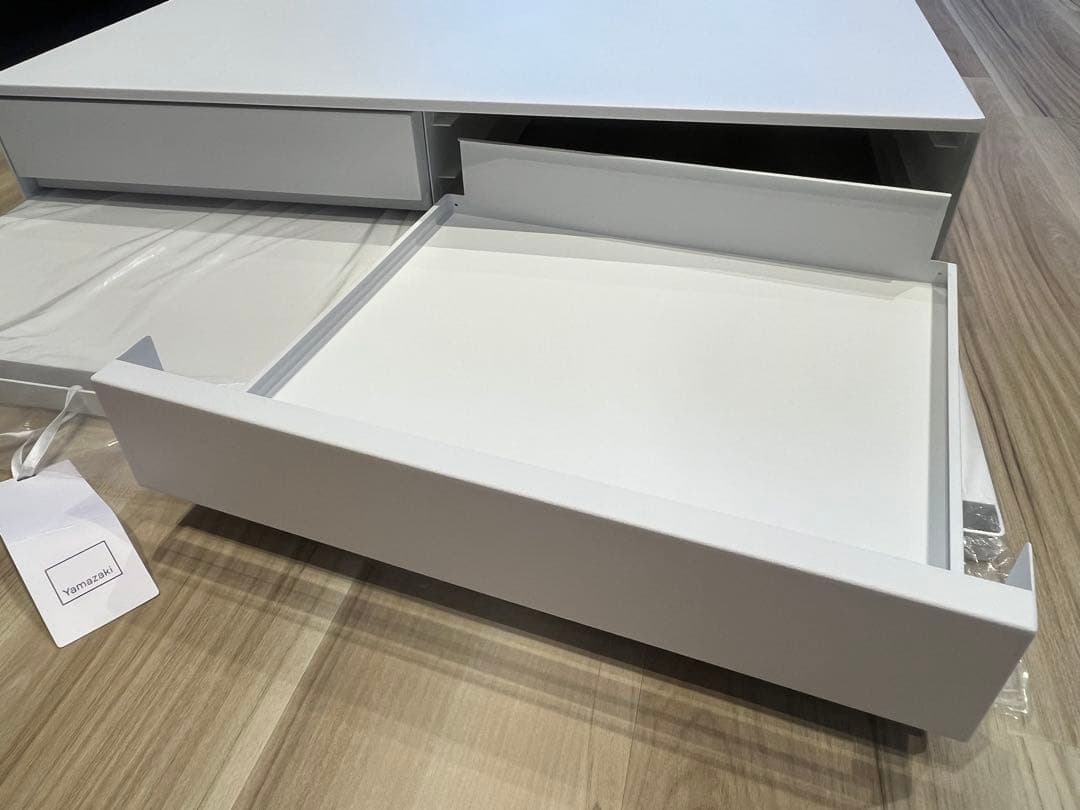 【お買得♪】Yamazaki 収納ボックス ホワイト 幅80cm