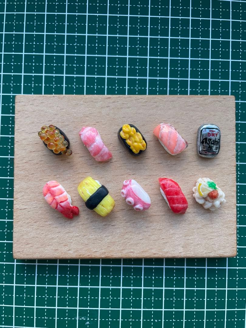 お寿司　ネイルパーツ　3dパーツ