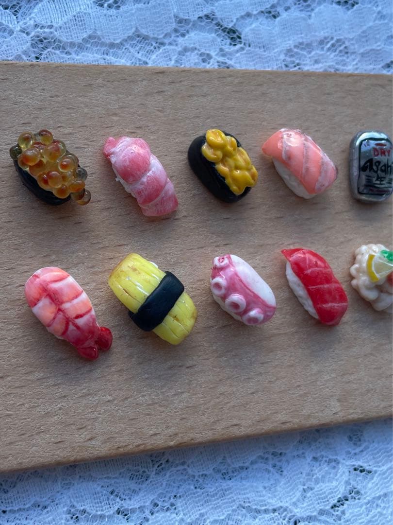 お寿司　ネイルパーツ　3dパーツ