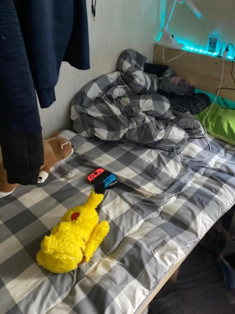 タンスのゲン ベッド シングル 天然木 北欧パイン材使用 宮棚 2口コンセント*