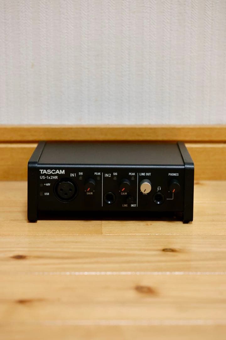 TASCAM US-1x2HR オーディオインターフェイス