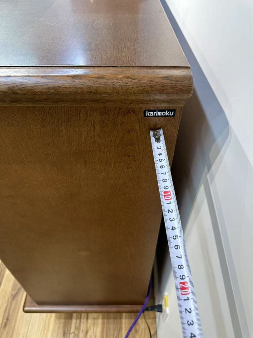 karimoku コロニアル リビングボード サイドボード照明付