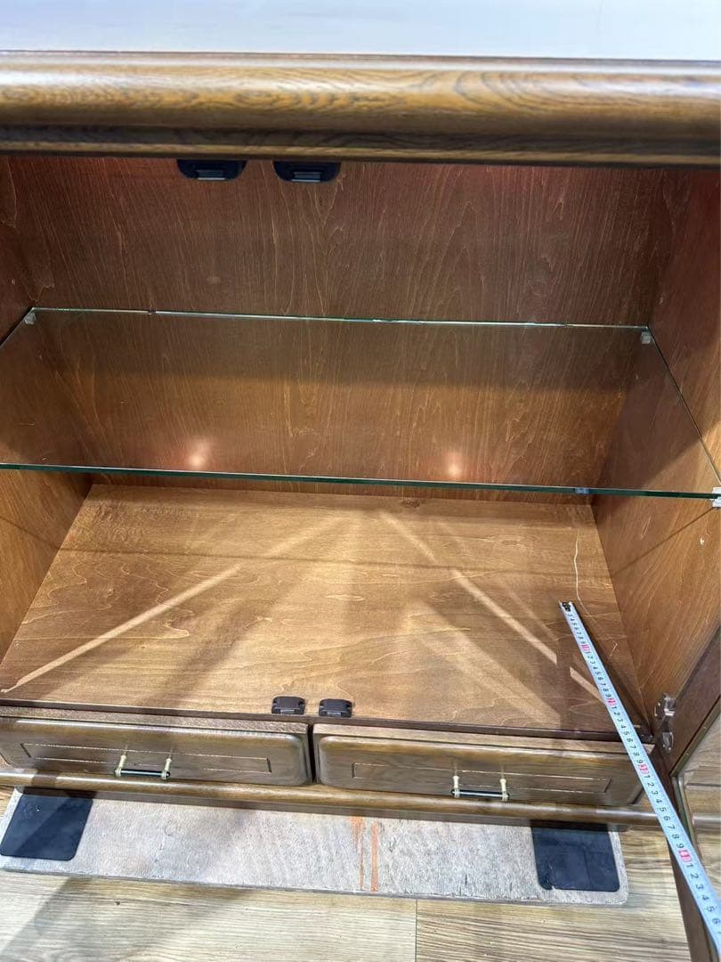 karimoku コロニアル リビングボード サイドボード照明付