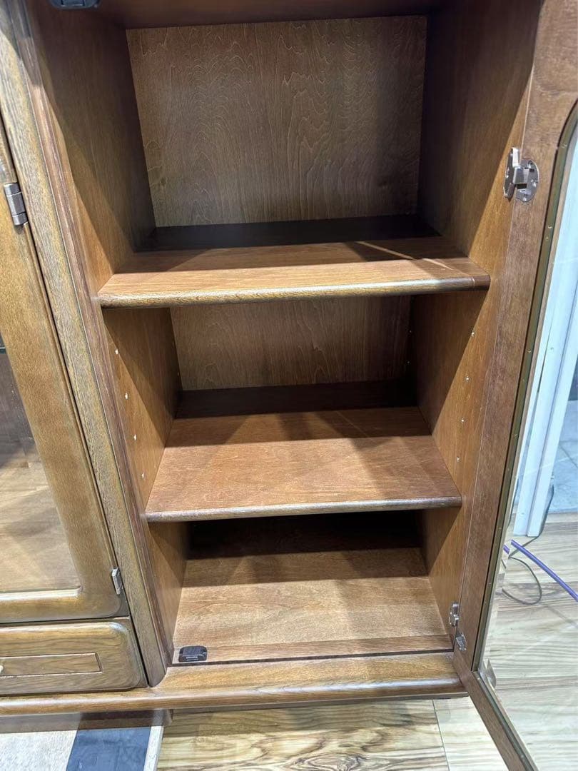 karimoku コロニアル リビングボード サイドボード照明付