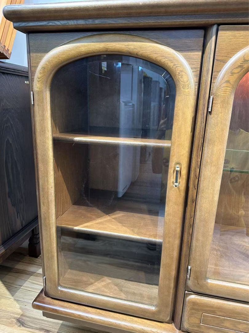 karimoku コロニアル リビングボード サイドボード照明付