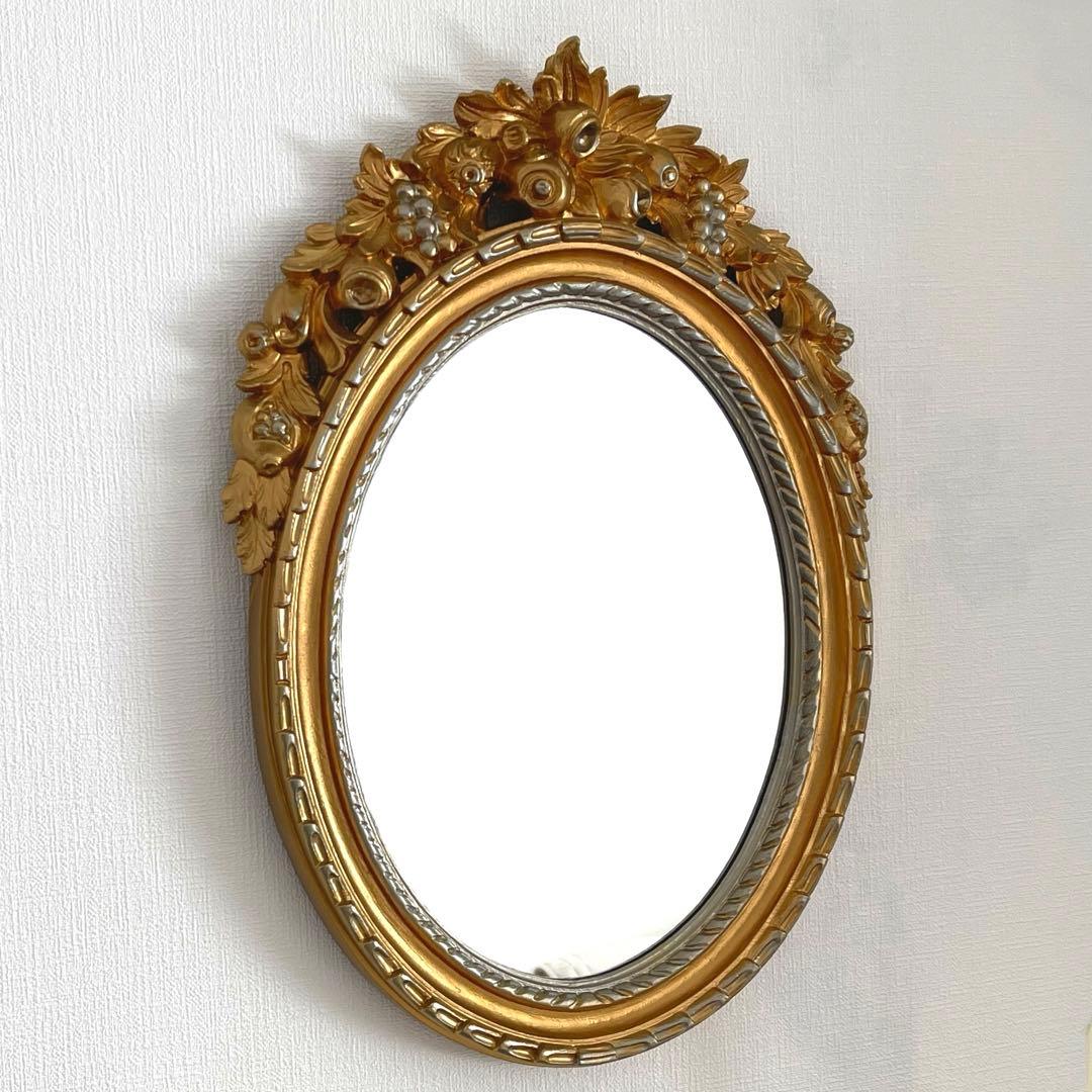 ⭐︎美品⭐︎イタリア製 アンティーク調 ウォールミラー