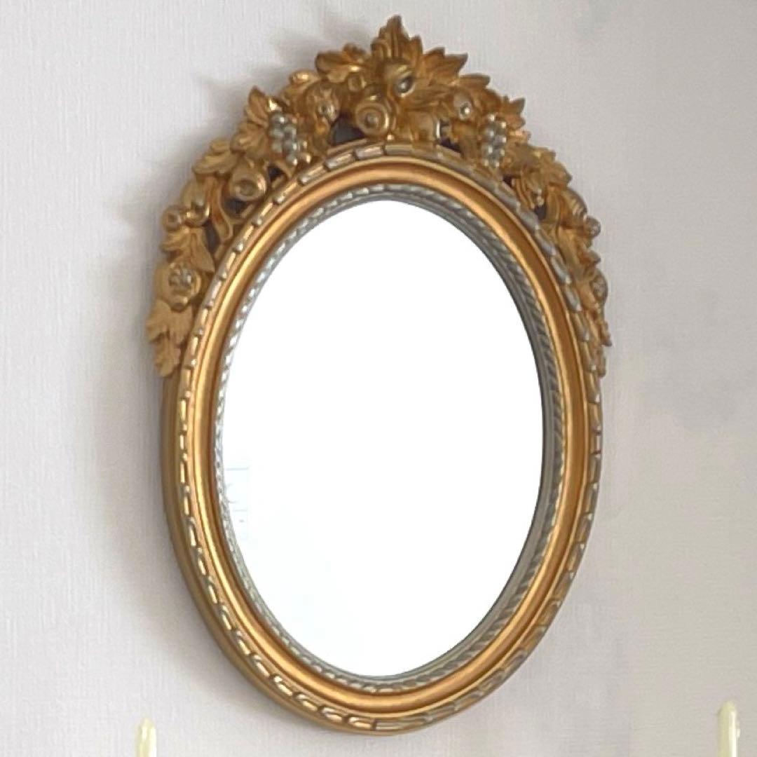 ⭐︎美品⭐︎イタリア製 アンティーク調 ウォールミラー