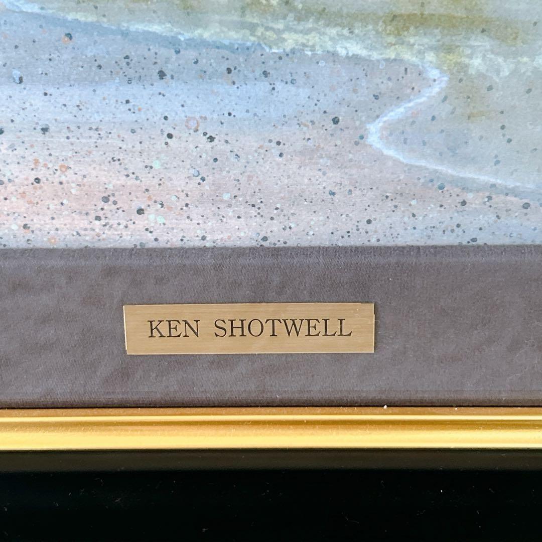 真作】ケン・ショットウェル☆ルミナ―ト版画☆ステッピング