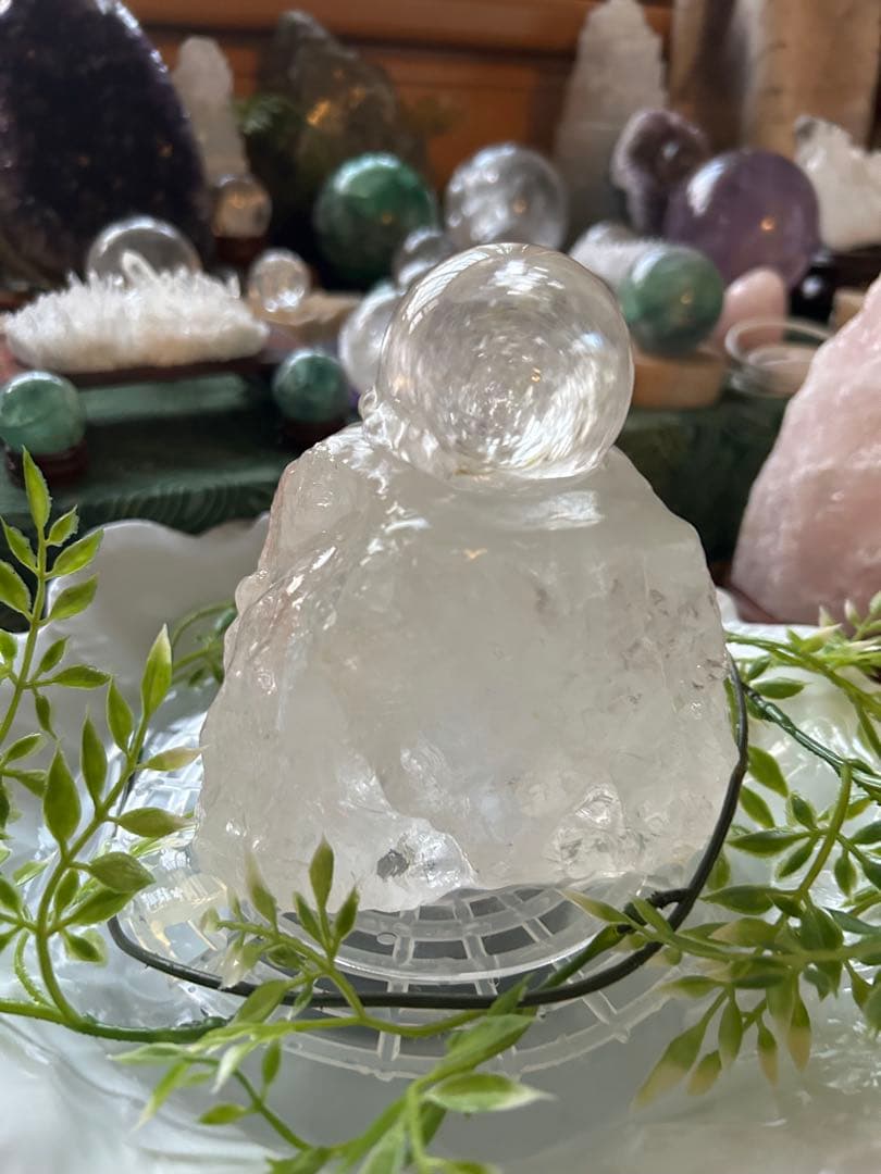 ✨破格✨絶品‼️水晶☆噴水☆天然石⭐︎ファウンテン☆秘蔵品⭐︎1321g