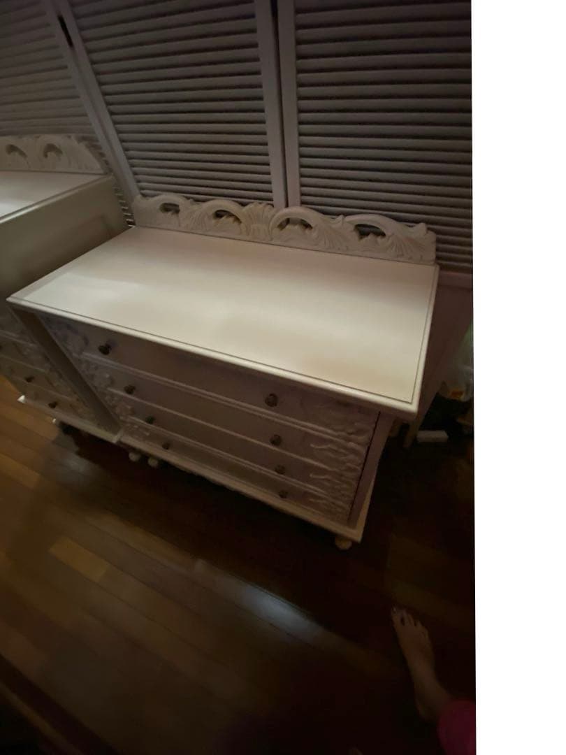 彫刻 装飾♦️猫脚 ロココ 高級 チェスト 2点♦️フレンチ