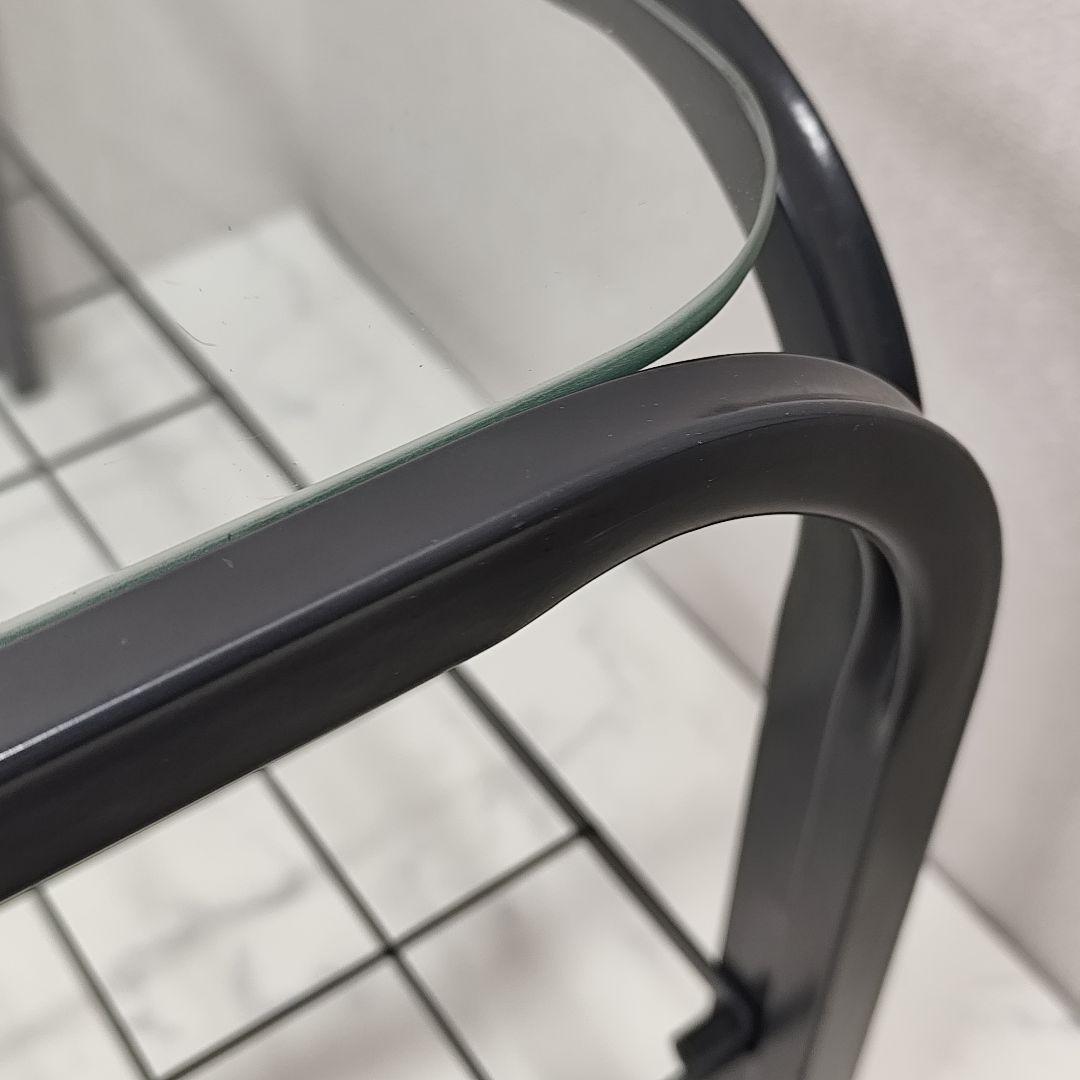 家具 ミッドセンチュリー ポストモダン ガラステーブル レトロ