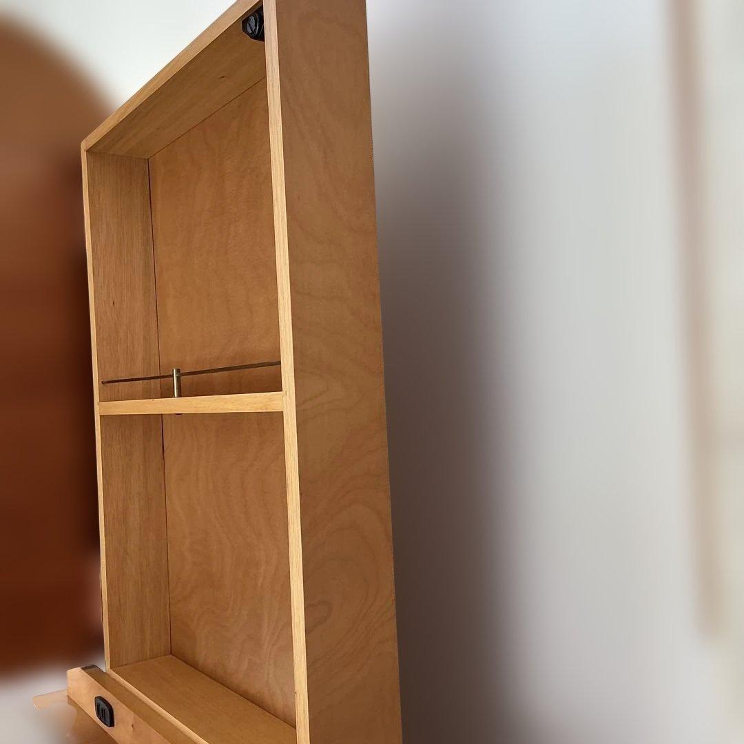 木製ドレッサー丸型ミラー&イス付きドレッサー　家具　鏡台　化粧台　アンティーク